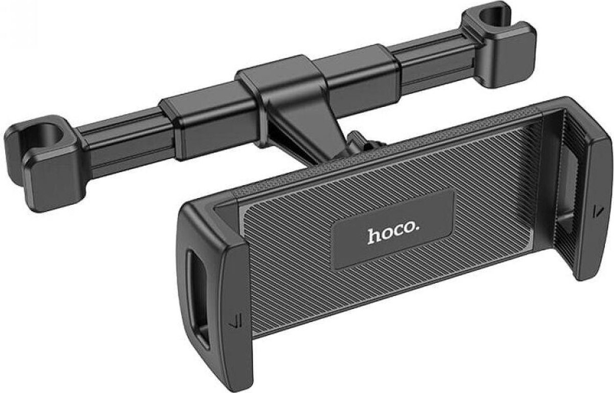 Hoco CA121 Universele Hoofdsteun Tablet Houder voor in de Auto Zwart