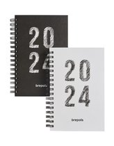 Brepols Agenda 2024 • Pocket Doodle Dash • wire-o • hardcover • 10 x 15 cm • Wit
