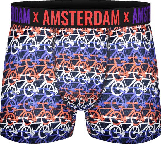 Boxershort - Heren - 2 pack - Amsterdam - Fiets maat XL