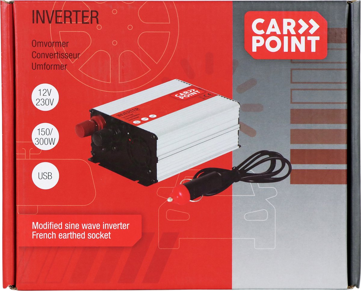 Carpoint Transformateur 12-230 V 150-300 W