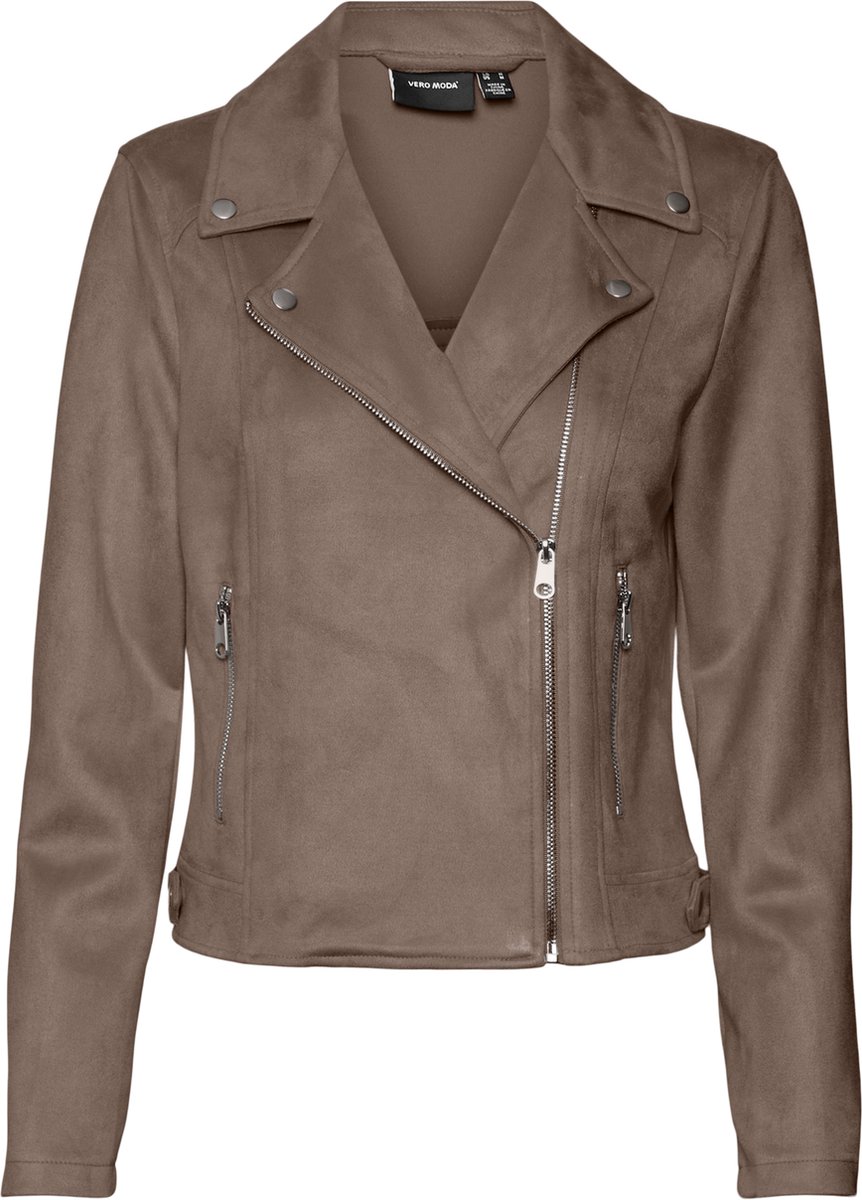 VERO MODA VMJOSE AW23 VESTE COURTE EN FAUX DAIM NOOS Femme Biker Taille S bol