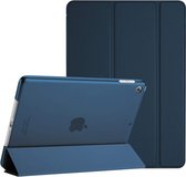 ProCase Coque pour iPad 9e génération 2021/iPad 8e génération 2020/iPad 7e génération 2019 10,2 pouces, étui de protection antichoc Smart Folio Cover Case Hard Back Shell -Bleu Marine