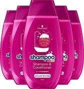 Bol.com Schwarzkopf Shampoo Kids Raspberry 6x250ml - Grootverpakking aanbieding