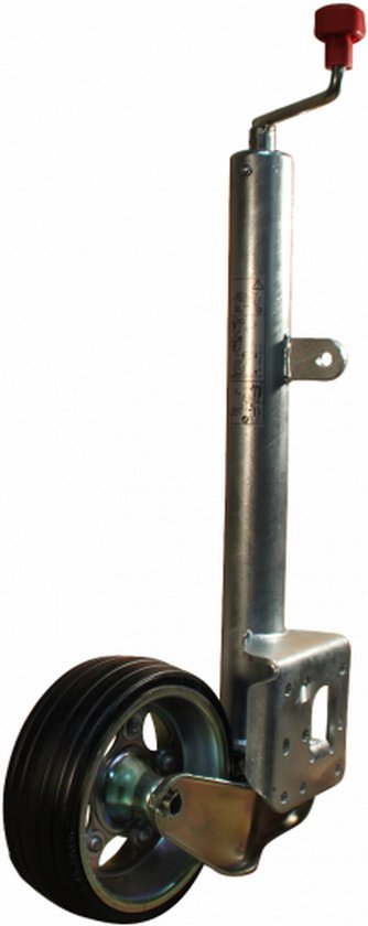 Neuswiel | Steunwiel wegklapbaar | Stalen velg | buis ø 51 mm | Knott