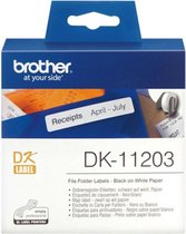 DK-11203 Die-Cut label: 87X17mm - Map label - white (300 labels/roll)