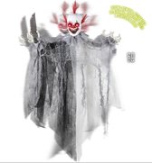 Animatie Killer Clown Met Lichtgevende Ogen En Geluid | One Size