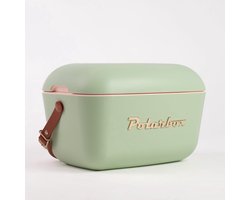 Polarbox Koelbox met Schouderband - Olive Green-Gold - 20 Liter