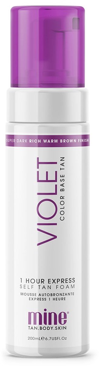 Minetan - Violet Self Tanning Foam for Dark Tanning (Super Dark 1 Hour Express Tan) - 200ml