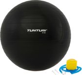 Ballon de fitness Tunturi - Gymball - Ballon suisse - 65 cm - Incl. pompe - Noir