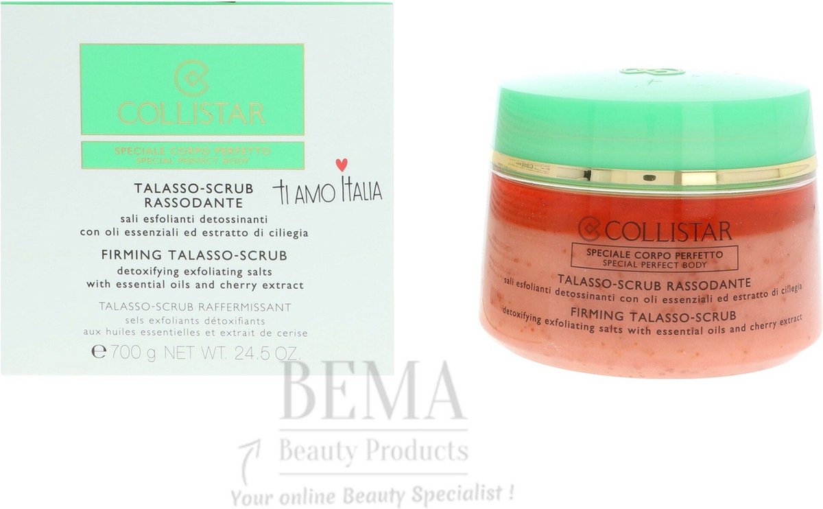 Collistar Firming Talasso Scrub With Essential Oils And Cherry Extract - Collistar