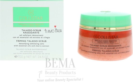 Collistar Firming Talasso Scrub With Essential Oils And Cherry Extract