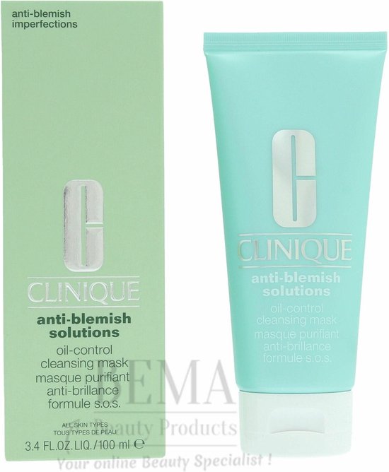 Clinique Anti-Blemish Oil Control Cleansing Mask Gezichtsmasker - 100 ml - Clinique