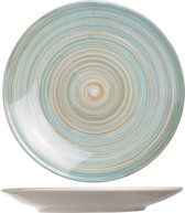 Assiette Cosy & Trendy - Ronde - Blauw Céramique - 27 cm de diamètre