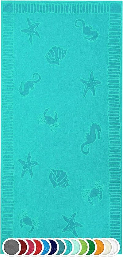 Strandlaken Fouta XXL of picknickdeken voor het strand, gestreepte
