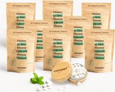 Bol.com CHOOSE 12-Maandpakket - Tandpasta Tabletten met Bamboe Pot - 12-Maanden Voorraad - Tandpasta Voordeelverpakking aanbieding
