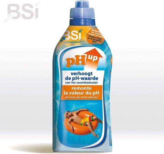 BSI - pH Up Liquid - Zwembad - Spa - Verhoogt de pH-waarde in uw zwembad of spa - 1 l