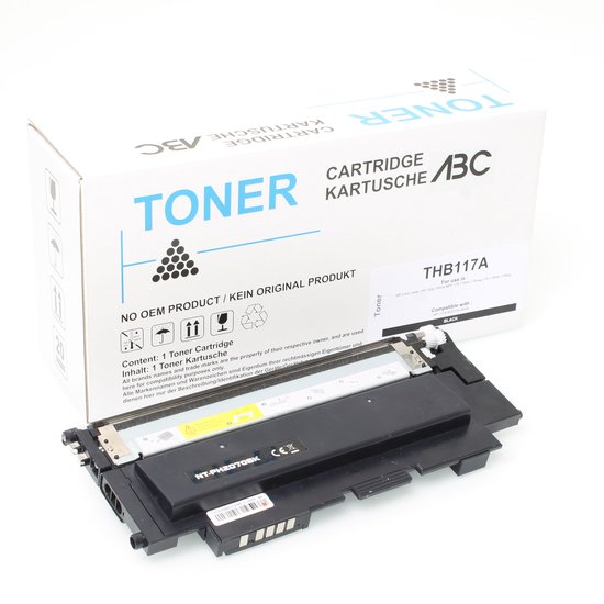 ABC huismerk toner geschikt voor HP 117A W2070A zwart voor HP Color Laser 150 150a 150nw MFP 178 178nw 178nwg 179 179fnw 179fwg