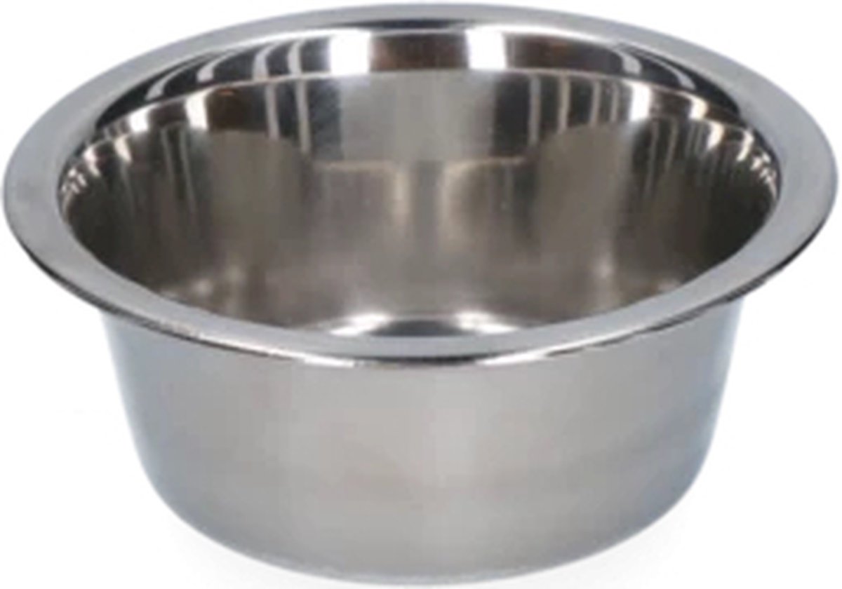 Bol.com Excellent Voer-/ Drinkbak - 350 ml - Voorkomt kantelen en morsen - RVS - Ø 13 cm aanbieding