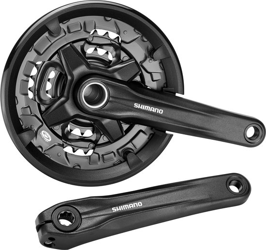 Shimano Crankstel Altus 22-32-44t 170 Mm Kettingscherm Zwart van Shimano — afbeelding 4