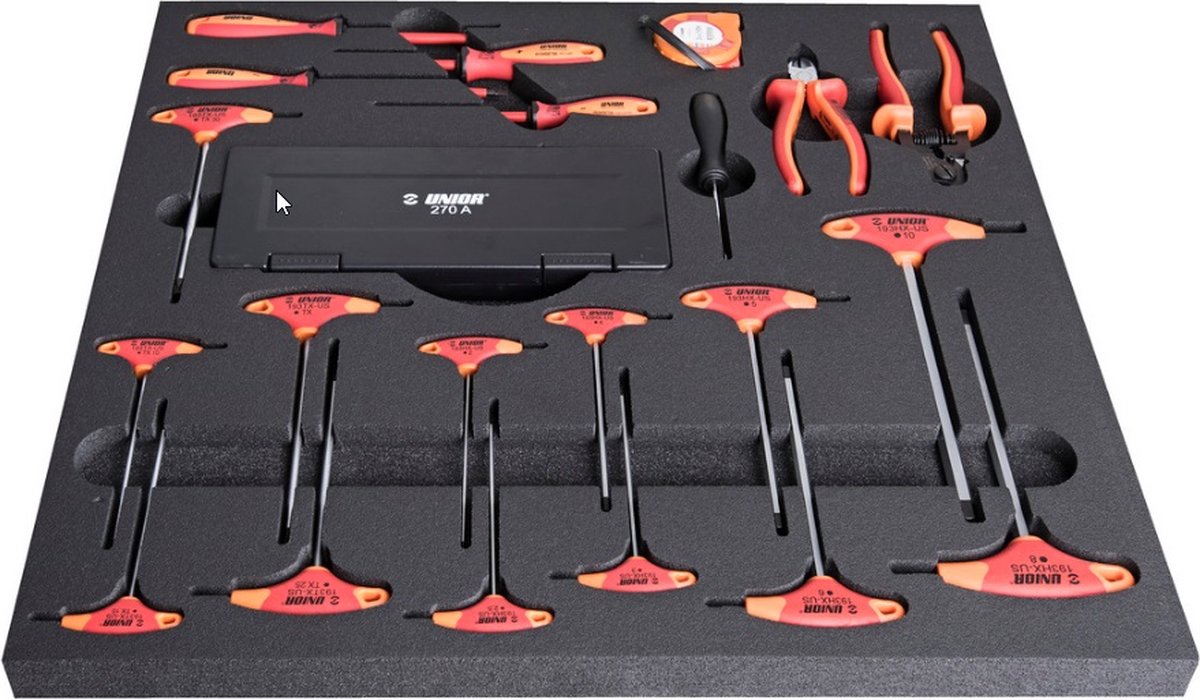 UNIOR - SOS SET VOOR BRACKET, CRANKSTEL, KETTING - RED - 560 X 570 X 40 MM / 23 PCS - END OF STOCK