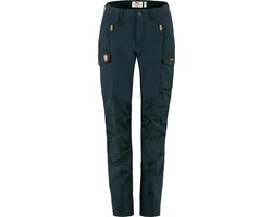 Fjallraven Nikka Curved W Dames Wandelbroek Dark Navy 42