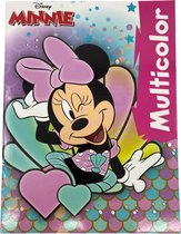 Disney - Multicolor kleurboek - 32 pagina's waarvan 16 kleurplaten en 16 voorbeelden - voor kinderen - geschikt voor kleurpotloden en stiften - knutselen - kleuren - cadeau - kado - verjaardag - kerst - Sinterklaas
