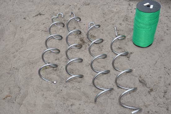 Grondankerset voor tunnelkas 