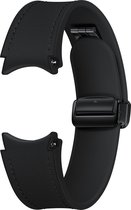 Samsung Watch D-Buckle Hybrid Leather Band - Geschikt voor Samsung Galaxy Watch6 (Classic) - S/M - Black