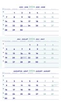 Brepols Kalender 2024 • Driemaandskalender 4t • 30 x 60 cm