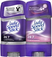 Lady Speed Stick Invisible & Freshness Deodorant Gel Stick - 2 x 65 g