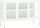 vidaXL-Dressoir-105x35x70-cm-staal-en-glas-wit