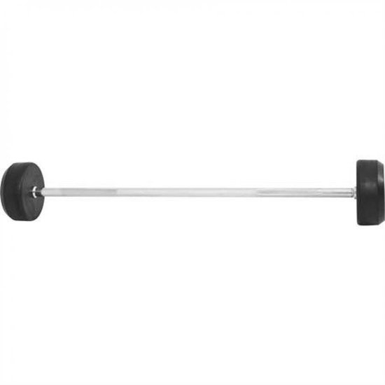 Vaste Halterstang 10 kg Rubber - Gorilla Sports