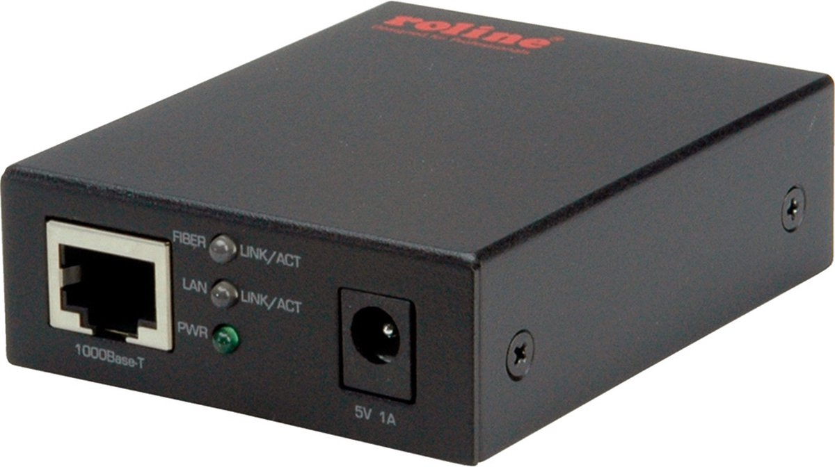ROLINE 10/100 / 1000Base-T naar dual speed Fiber Media Converter