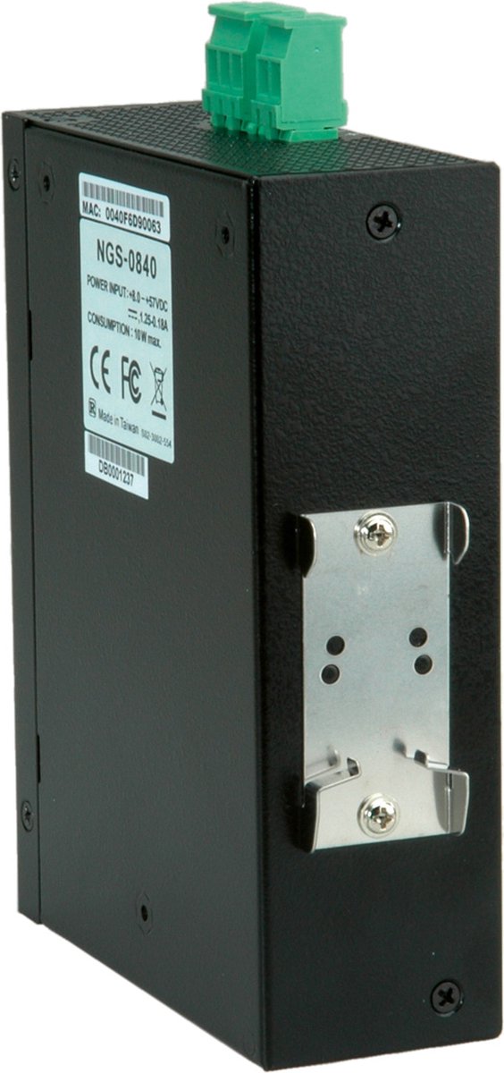 ROLINE Industriële Gigabit Switch, 8x RJ-45