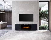 TV-meubel Venice - Elektrische Open Haard met Opti-Flame Technologie