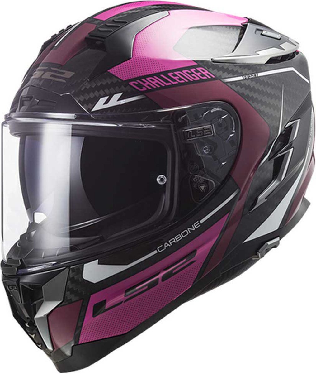 LS2 Helm Challenger CT2 Thorn FF327 roze maat L