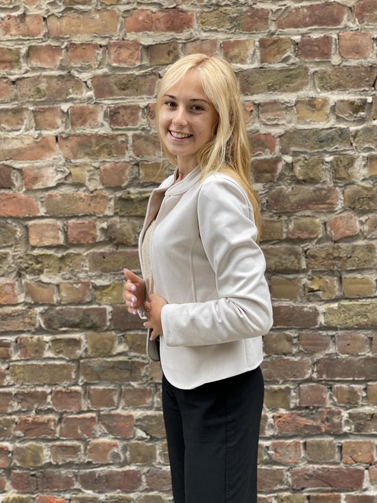 Amelie & Amelie Blazer Beige S | bol.com