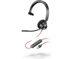 Headphones with Microphone Poly 214017-01 Red Black