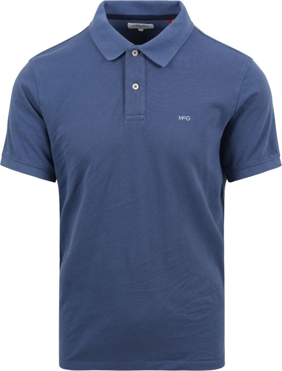 McGregor - Piqué Polo Royal Blauw - Regular-fit - Heren Poloshirt Maat S