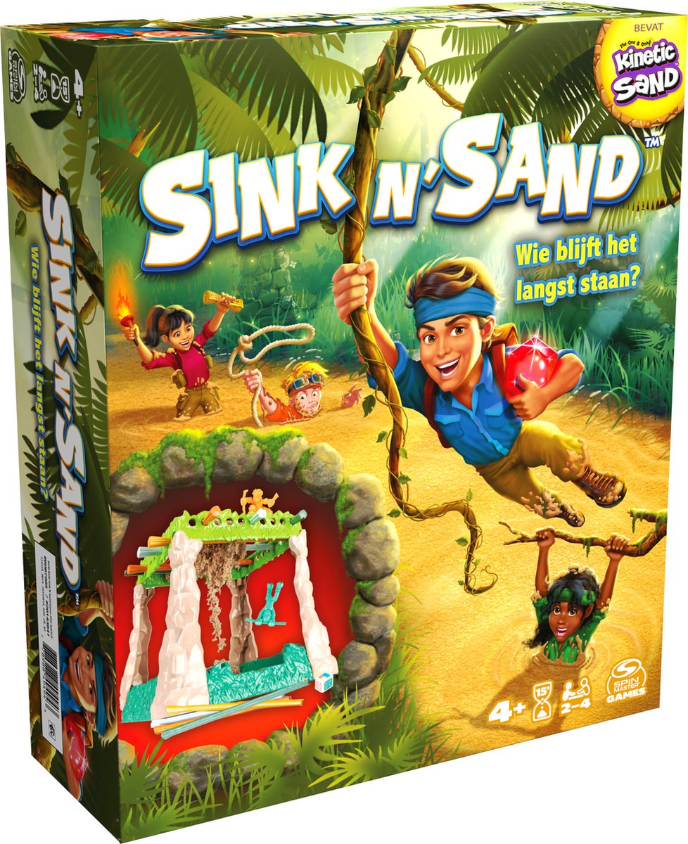 Sink N' Sand - Actiespel met Kinetic Sand - Bordspel - vanaf 4 jaar