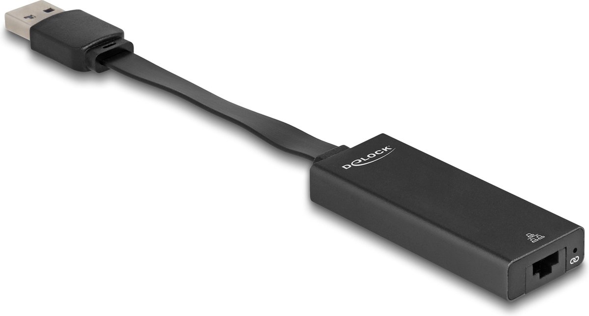 Delock USB Type-A Adapter to Gigabit LAN slim