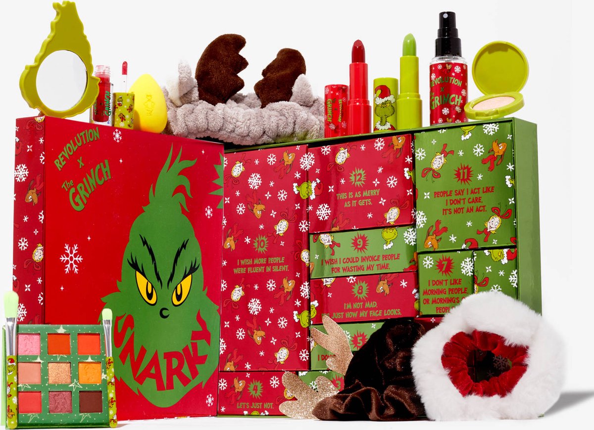 The Grinch X Revolution 12 Days Advent Calendar - Gift Set -  adventskalender - 12... | bol