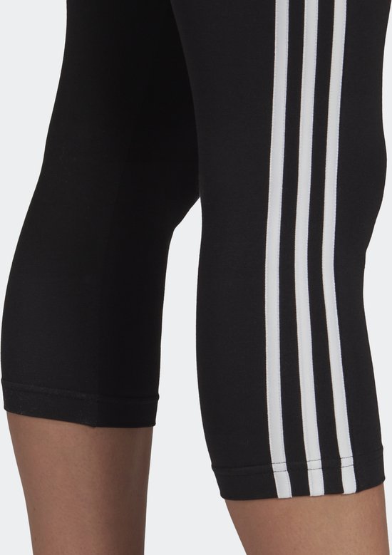 Adidas Sportswear Essentials 3-Stripes 3/4 Legging - Dames - Zwart