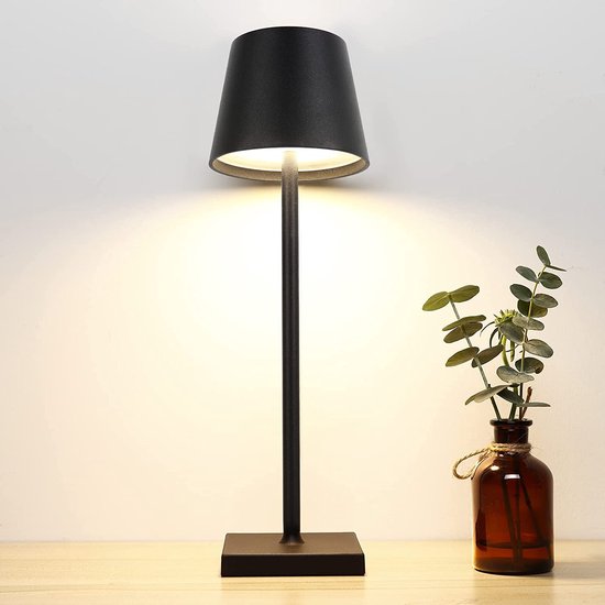 Maytoni LED oplaadbare tafellamp AI Collaboration, glas, wit
