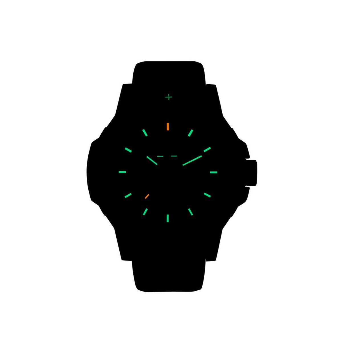 TraserH3 - 110723 - Polshorloge - Heren - Quartz - P99 Q Tactical Zwart - Swiss Made