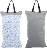 Grote hangende natte droge doek luier tas voor herbruikbare luiers of herbruikbare Hangende natte droge doek luier tas voor wasgoed (#4)
