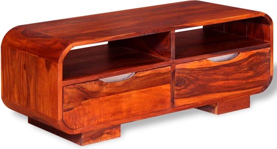 Table basse 90x40x35 cm bois de sheesham massif