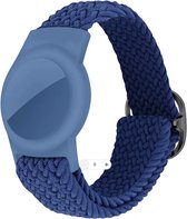 Armband geschikt voor Apple airtag blauw