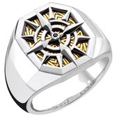 Thomas Sabo - Unisex Ring - Ring - 750 / - geel goud - 750 / - geel goud - zirconia - zirconia - TR2278-849-7-52