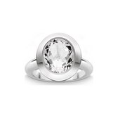 Quinn - zilveren ring met witte topaas - 021815620